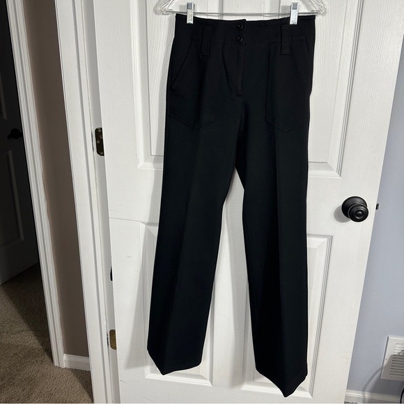 Maeve/Anthropologie The Naomi Ponte Wide Leg Flare, size 2, black, stylish - Picture 1 of 13